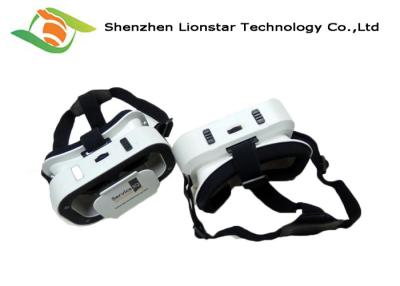 China Black And White Virtual Reality Headset Phone Goggles For Watching 3D Movie / 3D Games for sale