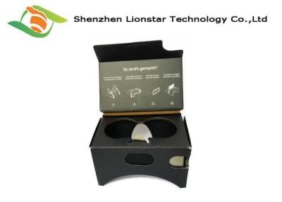 China 3D Movies Cardboard Video Glasses Full - Bleed Printing With Headband / Nose Protector for sale