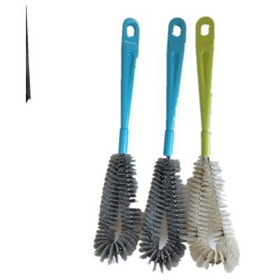 China Sustainable Family Use Ruisen Cleaning Hand Upholster Scrub Brush Tool Nylon Brush Set Color for sale