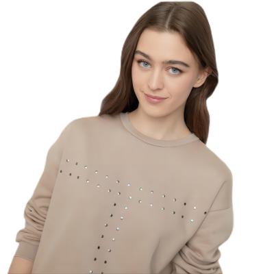 China QUICK DRY Women's Casual Convex Dome Pullover Sweatshirts for sale