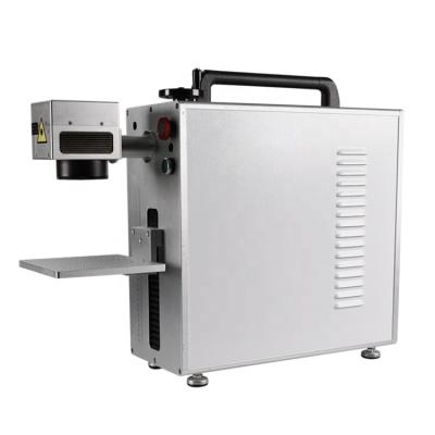 China Laser Marking New Air Cooling Precision 50w High Accuracy Portable Fiber Laser Marking Machine For Colored Painting for sale