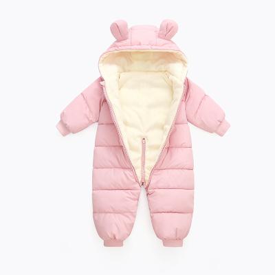 China Breathable Children's Cotton Infant Kids Newborn Baby Boy Snowsuit Rompers Overalls Clothing Clothes For Winter for sale