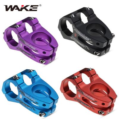 China Wake Alloy CNC Bicycle Stem Road Mountain Bike Bicycle Aluminum Cycling Parts AWAKE A089B Stem MTB 31.8mm*28.6*45mm for sale