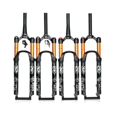 China NANLIO 32 RL100mm Mountain Bikes Magnesium Alloy MTB Bicycle Air Suspension Fork 26/27.5/29er Inch Mountain Bike Fork For Bicycle Parts for sale