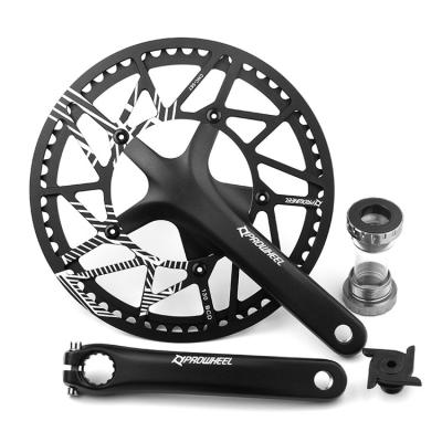 China Folding Bike Prowheel Bike Crankset Aluminum Alloy Folding Bike Crank For 130BCD MTB Mountain Crank Arm Fit Shimano/SRAM Bike Parts for sale