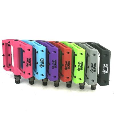 China BMX bike pedal nylon wide sealed ratio bicycle pedal road mountain bike MTB pedal for sale