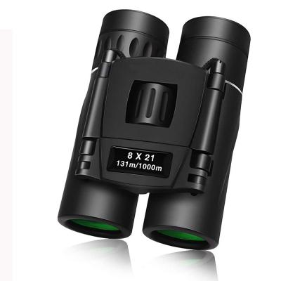 China Low light telescope Optical Quality 8x21 binoculars High power Mini portable travel bird-watching folding telescope Roof prism binoculars for sale