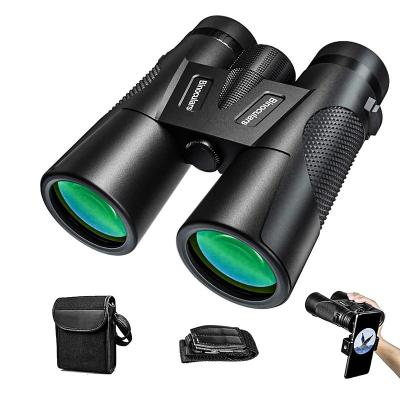 China Low light telescope Professional binoculars 12x42 high power viewing outdoor reconnaissance straight barrel portable glasses wholesale for sale