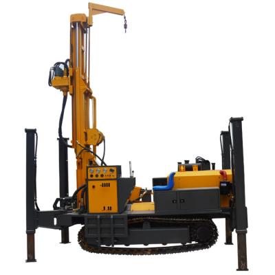 China Pneumatic Pneumatic Water Well Drilling Rig Price For Sale Water Well Drill Rig Depth180m Wheeled Hole Construction Material Shops for sale