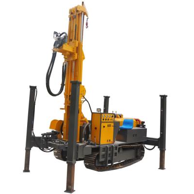 China 2023 Factory Hongrun Depth 800m 600m 400m 300m 200m Rail Mounted Crawler Drilling Water Well Deep Rig for Water Wells for sale