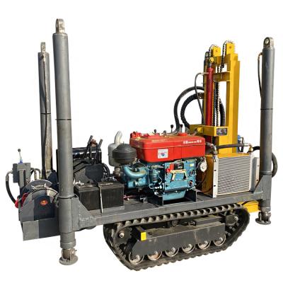 China China Factory Mini Water Rigs Small Tractor Portable Max Depth 50m Powerful Good Hydraulic Crawler Drilling Rig For Sale for sale