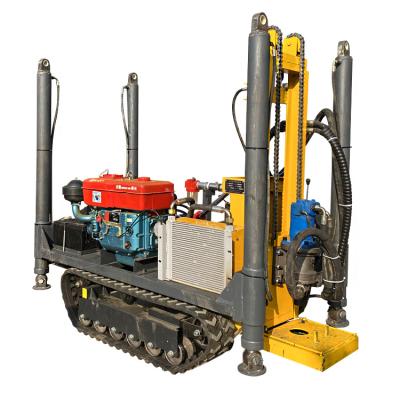 China Portable hydraulic diesel legged long low factory life high water well drilling rig mine drilling rig for sale