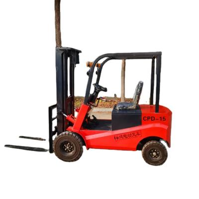 China New Battery Hotels All-electric Hydraulic Forklift 1.5ton 2ton 2.5ton Counterweight Electric Forklift Price for sale