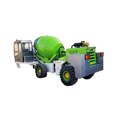 China Construction Material Shops Good Quality Pump Cement Mixer Truck Water Supply Self Loading 2.4cbm Concrete Mixer Truck for sale