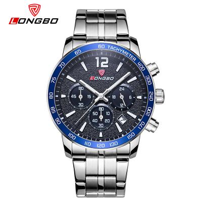 China OEM Shenzhen Factory Fashion Analog Display Genuine Stainless Steel Case 3atm Water Resistant Chronograph Men Watch With Cheap Price for sale