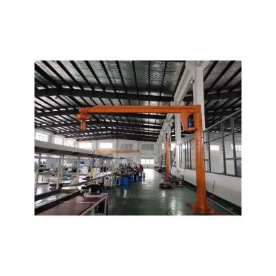 China Jib Crane Cantilever Rotary Pedestal Mini Lifting Jib Crane Bzd Column Type Rotary Wall Crane for sale