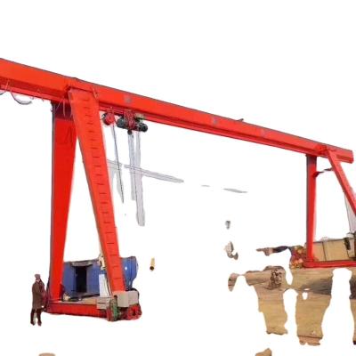 China Crane Electric Single Beam Gantry Crane High Quality 10 Ton MH Type Single Gantry Crane With Trolley Beam Hook Gantry Crane for sale