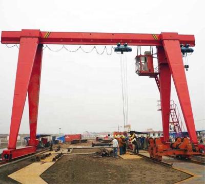 China Bridge crane 3ton to 32ton MH model box frame single girder gantry crane for sale