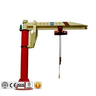 China Jib Crane 500kg 180 360 Degree Rotating I Beam BZD Cantilever Model BZD 1000 Kg 3t BZ Jib Crane Fixed Column Mounted Jib Crane With Crane for sale