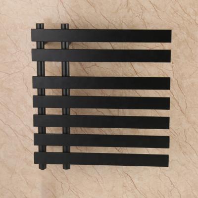 China New Model HUAHANG 2022 Bathroom Heater Heated Electric Towel Warmer High Quality OEM Service Bathroom Towel Rack Matte Black for sale