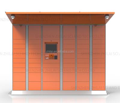 China Cold Rolled Steel Outdoor Smart Parcel Locker For Online Shopping for sale