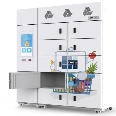 China Smart Home Hotel Office Bank Refrigerated Parcel Package Delivery Pickup Locker / Smart Cool Cabinet With 24 Doors for sale