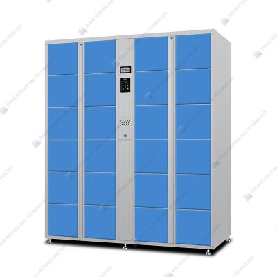 China 24 Door Barcode/RFID/Facial Recognition Storage Range Cold Rolled Steel Electronic Lockers for sale