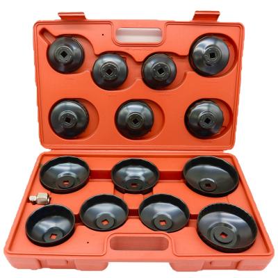 China 14PCS Oil Filter Steel Wrench Set Auto Repair Tool for sale