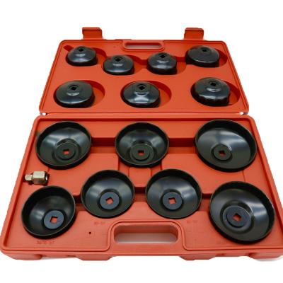 China 14pcs Oil Filter Fuel Oil Filter Wrench Set Wrench Steel Type Oil Filter for sale