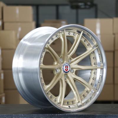 China Passanger Car Wheel Custom Touring Car Wheels 20 21 22 Inch 2 Piece Brushed Bronze S101SC Forged Wheels For HRE for sale