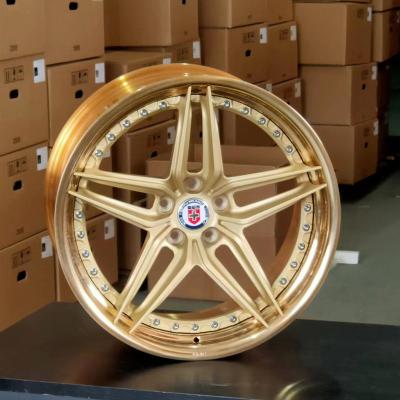 China Passanger Car Wheel Two 18 Pieces 19 20 21 22 Inch 5x120 Wheels Factory Price Customized Forged Aluminum Alloy Rims for sale