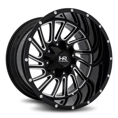 China Passanger car wheel 18*8J 4x4 car wheels off road 6*139.7 alloy rims ET-44 mm black machine color for sale