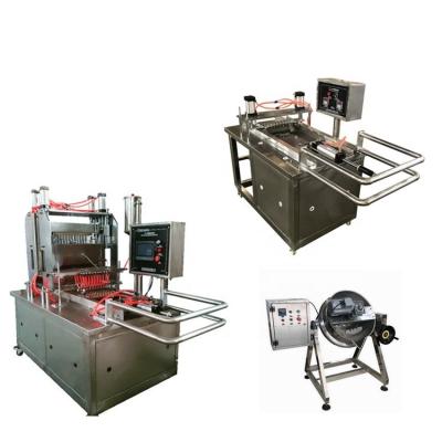 China Máquina de fabricación de goma personalizada para la producción de caramelos de jalea dura y suave y chocolate en venta