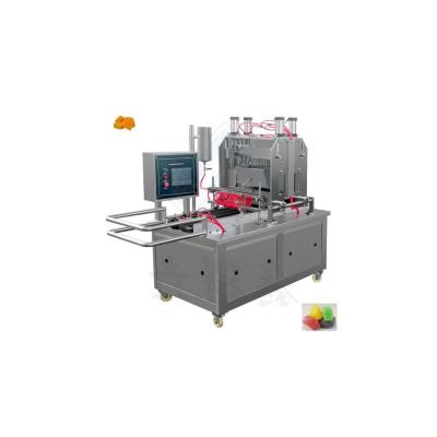 China Raw Material Pectin Soft Jelly Gummy Candy Depositing Machine for Line Bears Beans for sale