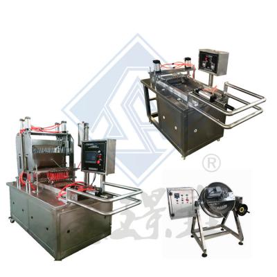 China Candy Food Production Semi-Automatic Soft and Hard Candy Pouring Machine for sale