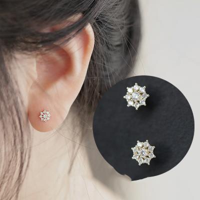 China Wholesale Custom Jewelry TRENDY Fashion 80 Designs 925 Sterling Silver Cute Butterfly Zircon Stud Earrings For Women for sale