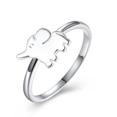 China Wholesale Custom Cute Fashion XIXIA 925 Sterling Silver Ring Elephant Ring Jewelry for Women Shipping and Handling - R0096 for sale