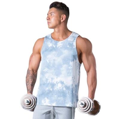 China Wholesale QUICK DRY Mens Sports Tank Top Custom Made Fitness Vest Mens Muscle Camouflage Tank Top for sale