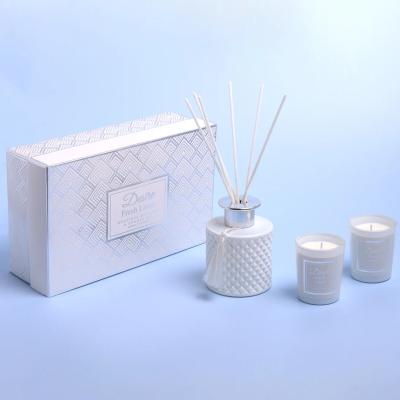 China Birthdays Gift Set, Aromatherapy Candle, Tubular Aromatherapy Essential Oil Diffuser Soy Wax Candle Diffuser for sale