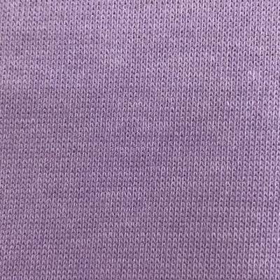 China Peach Organic Cotton Recycle Polyester Jersey Fabric In Stock Items for sale