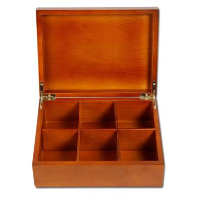 China High Quality Recyclable New Design MDF Wholesale Tea Packaging Boxes Storage For Tea for sale