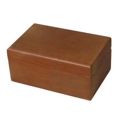 China Recyclable Silk-stocking MDF With Paper Covered Wooden Storage Box Storage Box for sale