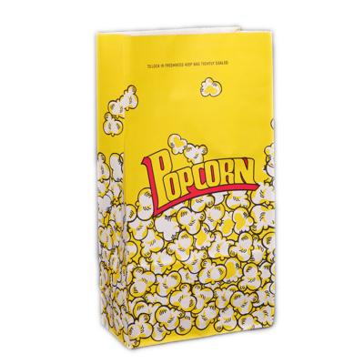 China China Factory Wholesale High Quality Disposable Logo Printed Popcorn Food Greaseproof Custom Paper Bag for sale