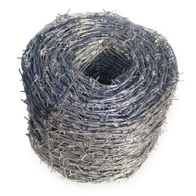 China Hot sale big protection cheap galvanized double twist barbed wire fencing with low price for sale