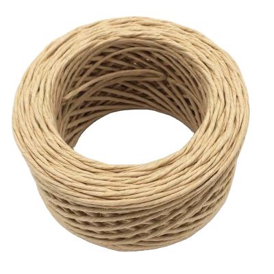 China DIY raffia, paper raffia twine, decoration twisted paper cord and paper twine for sale