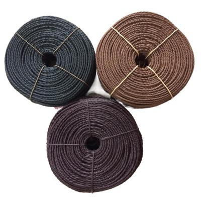 China Chair Paper Rope High Quality Twisted Waterproof Twisted Paper Cord for sale