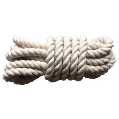 China DIY Decoration 20MM 3 Strand Twisted Cotton Rope , DIY Cotton Rope for sale