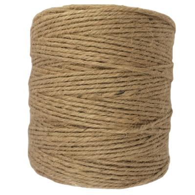 China DIY Decoration 3mm Jute 3ply Garden Twine , Jute Yarn Twine In 400g Spool Packing for sale