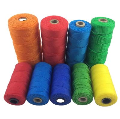 China PE net twisted twine, PE fish net twine, colorful PE monofilament twine for fishing for sale