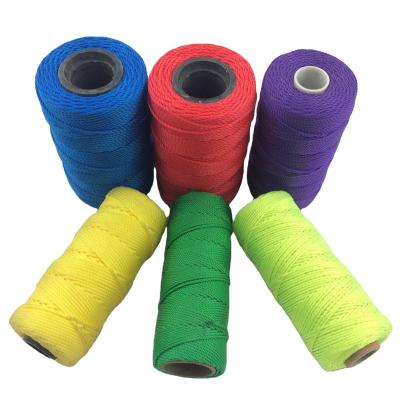 China Net pp building twine, colorful pp mulitfilament 3 strand twisted twine, pp fishing twine for sale